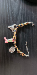 Wildwest-Armband "Rodeo" — Longhorn, Hut & Stiefel